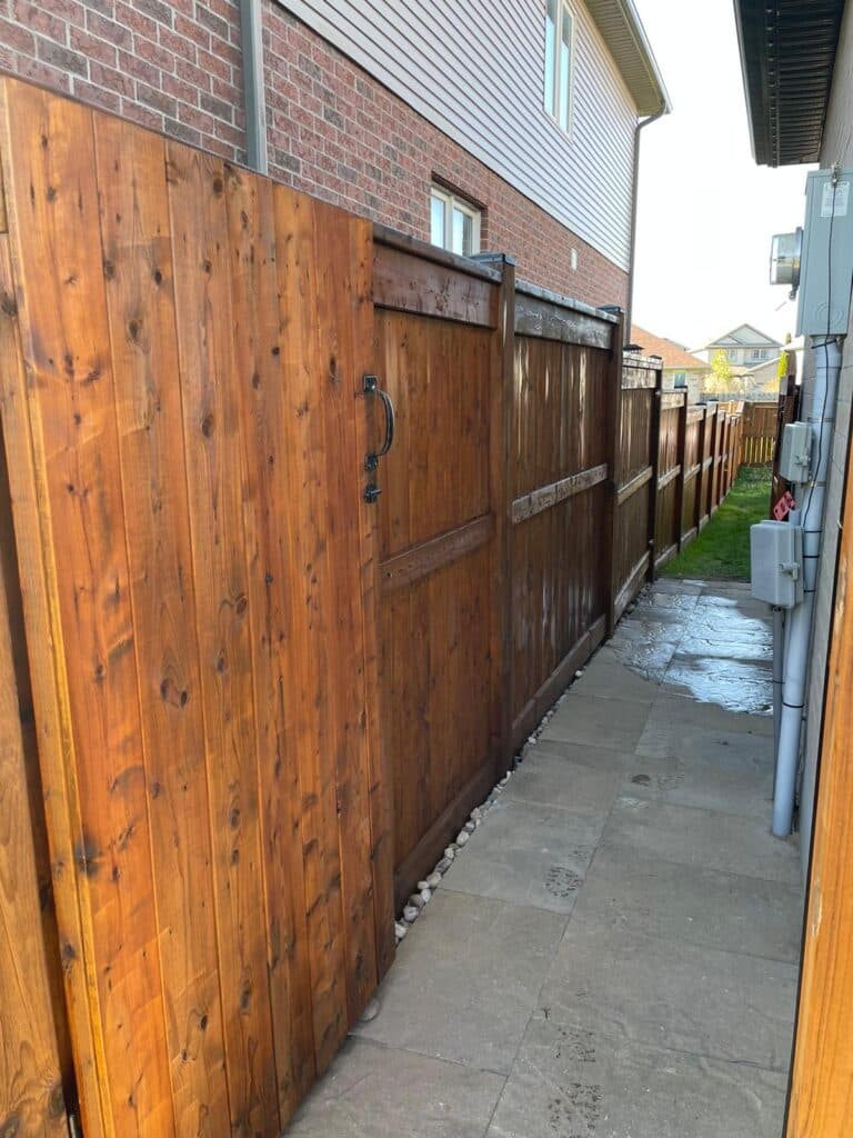 Dark Walnut Deck — Deck Staining by DeckStain.ca in Mississauga, Ontario